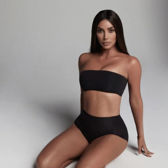 SKIMS NWT ITS EVERYBODY BANDEAU Small Black - Picture 1 of 2